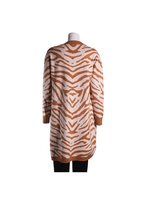 CARDIGAN LUNGO FANTASIA MARRONE ALV DONNA a/i ALVIERO MARTINI | 007/ALVMARRONE